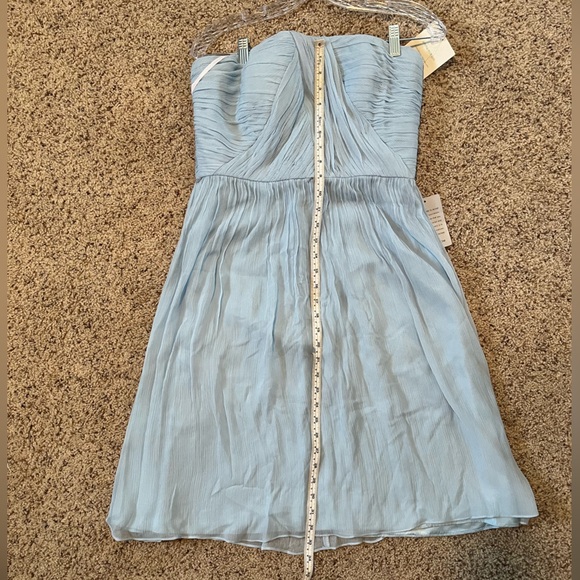 Donna Morgan NWT 12 Chiffon Bridesmaid Dress - Picture 5 of 14